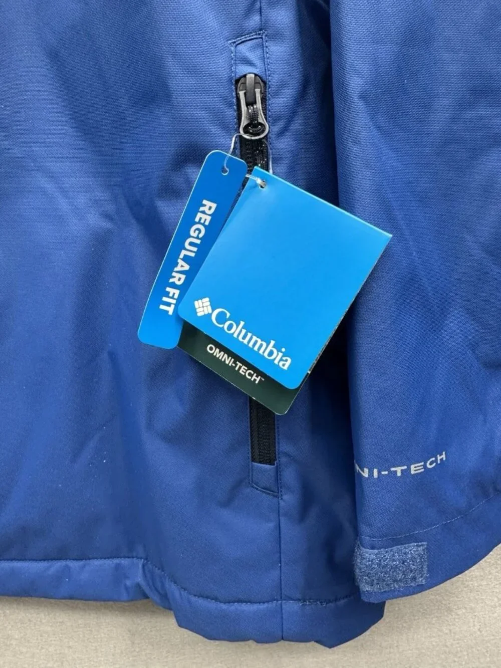 Columbia Jacket Men 3XL Tipton Peak III Insulated Omni-Tech Blue Reflective